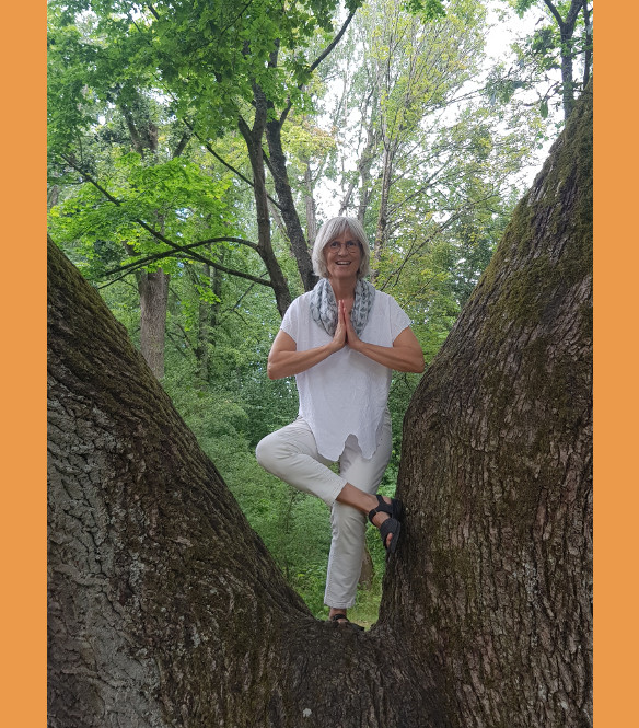 Haltung des Baumes - Yoga