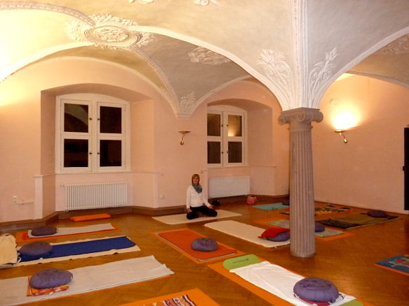 Yogaraum im Kloster Bronnbach, Wertheim